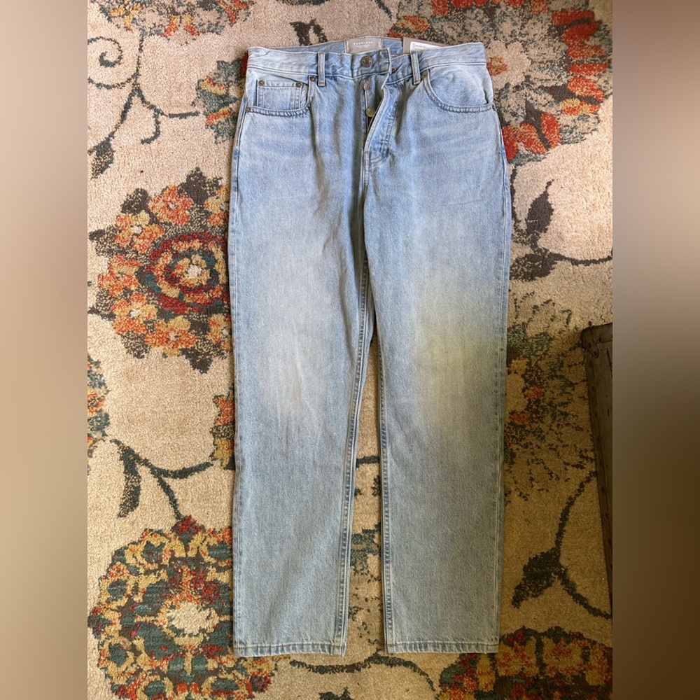 Everlane The ‘90s Cheeky Jean in Vintage Sunbleached Blue